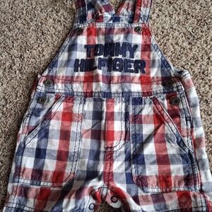 Tommy Hilfiger Red and Blue Plaid Kids Shorts